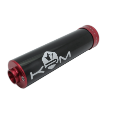KRM Kipufogódob KRM Pro Ride 50 - 70 cm³ alumínium fekete - piros egyéb motorkerékpár alkatrész