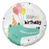  Krokodil Happy Birthday Crocodile fólia lufi 36 cm
