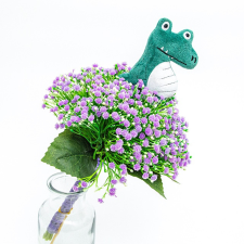  Krokodilos lila csokor ajándéktárgy
