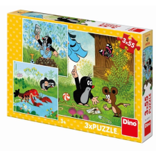 Krtek és a nadrág kirakó 3 x 55 darab puzzle, kirakós