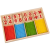 Kruzzel 22447 Montessori Dřevěná vzdělávací hra s čísly