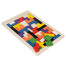 Kruzzel 22667 Dřevěná skládačka Tetris puzzle, kirakós