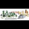 Kruzzel 23432 Set of plastic soldiers with accessories 300 pieces (00023432)