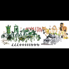 Kruzzel 23432 Set of plastic soldiers with accessories 300 pieces (00023432) játékfigura