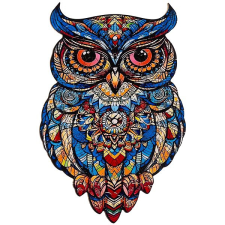 Kruzzel 24551 Dřevěné puzzle sova, 177 dílů, 38 × 21,5 cm puzzle, kirakós