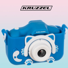  Kruzzel Digitális fényképezőgép gyerekeknek kék AC22295 kreatív és készségfejlesztő