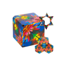 Kruzzel Interaktív, mágneses anti-stressz kocka, stresszoldó puzzle felnőttek és gyerekek számára kreatív és készségfejlesztő