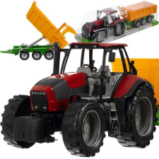 Kruzzel Mezőgazdasági vontató traktor pótkocsival 24711 autópálya és játékautó