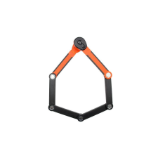 KRYPTONITE Evolution 790 kulcsos colostok lakat, 90 cm, vázkonzollal, fekete-narancs kerékpár lakat