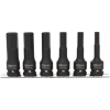 KS Tools Rátűzőkulcs készlet 1/2" hatszög, gépi, hosszú 8-19 mm 6 részes, L= 75 mm, tartósínen