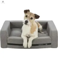  KT24:Trixie CityStyle Sofa - szögletes fekhely (világosszürke) kutyák részére (90x70cm) szállítóbox, fekhely kutyáknak