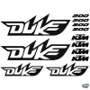  KTM 200 Duke szett matrica
