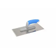 KUBALA 130x270 mm 12x12mm Inox körmös glettvas MASTER LINE kőműves és burkoló szerszám