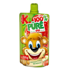  Kubu püré eper 100g /12/ üdítő, ásványviz, gyümölcslé