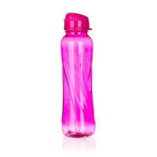 . Kulacs, 610 ml, műanyag, rózsaszín, &quot;Slim&quot; kulacs, kulacstartó