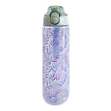Kulacs Bottle&More 700 ml lila leveles kulacs, kulacstartó