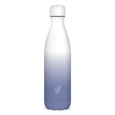  Kulacs duplafalú ARS UNA fém BPA-mentes 500 ml fehér-szürke kulacs, kulacstartó