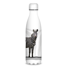  Kulacs duplafalú ARS UNA fém BPA-mentes 500 ml MB Zebra kulacs, kulacstartó