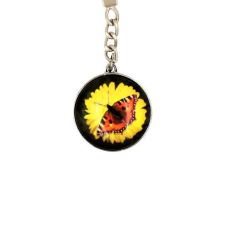  Kulcstartó rozsdamentes acél állat kép Pillangó kulcstartó