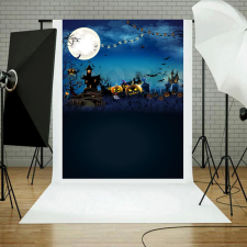 KulPress Vinyl háttér fotózáshoz. Halloween fotó háttér 150X210 cm 9489 háttérkarton