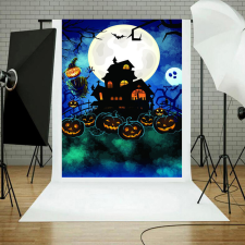 KulPress Vinyl háttér fotózáshoz. Halloween fotó háttér 150X210 cm 9511 háttérkarton