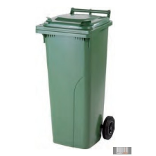  Külső hulladéktároló, szemetes kuka, több színben, 140 literes, műanyag szemetes