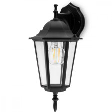  Kültéri kerti fali lámpa, E27, LANTERN, LETÖLTÉS, fekete BELLIS LUMILED kültéri világítás