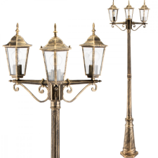 Kültéri kerti lámpa 3xE27 LÁMPÁS OSZTA 2m Patina BELLIS LUMILED kültéri világítás