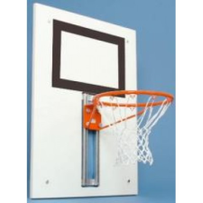  Kültéri kosárpalánk állítható magasságú kosárral, hálóval kosárlabda felszerelés