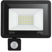 Kültéri LED Reflektor 30W Mozgás- és Alkonyatérzékelővel IP66 kültéri világítás