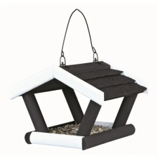  Kültéri madáretető Fából 17x19x14cm Fekete/Fehér trx 55308 madárfelszerelés