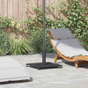  Kültéri Napernyő Tartók Sötétszürke 45 x 45 x 31 cm Acél