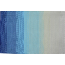 Kültéri szőnyeg polipropilén 180 x 120 cm kék-bézs színátmenetes lakástextília