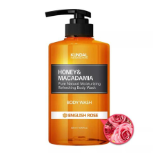 Kundal Honey&Macadamia Angol Rózsa tusfürdő 500 ml – Aloe Vera kivonattal 40265 tusfürdők