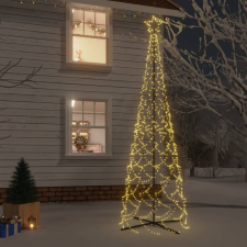  Kúp alakú karácsonyfa 500 meleg fehér LED-del 100 x 300 cm műfenyő