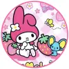  Kuromi (Sanrio) témájú 4. tortaostya, ostyalap