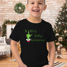  KURVA Boldog Karácsonyt gyerek póló