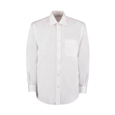 Kustom Kit Férfi hosszú ujjú Ing Kustom Kit Classic Fit Business Shirt L, Fehér