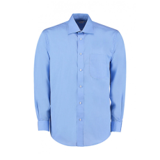 Kustom Kit Férfi hosszú ujjú Ing Kustom Kit Classic Fit Business Shirt M, Világos kék