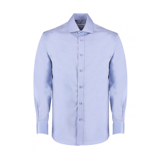 Kustom Kit Férfi hosszú ujjú Ing Kustom Kit Classic Fit Premium Cutaway Oxford Shirt L, Világos kék férfi ing