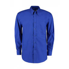 Kustom Kit Férfi hosszú ujjú Ing Kustom Kit Classic Fit Premium Oxford Shirt XL, Királykék
