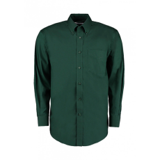Kustom Kit Férfi hosszú ujjú Ing Kustom Kit Classic Fit Premium Oxford Shirt XL, Sötétzöld