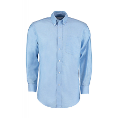Kustom Kit Férfi hosszú ujjú Ing Kustom Kit Classic Fit Workwear Oxford Shirt XL, Világos kék