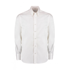 Kustom Kit Férfi hosszú ujjú Ing Kustom Kit Tailored Fit Premium Oxford Shirt 2XL, Fehér