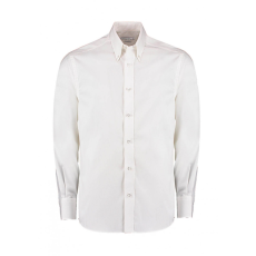 Kustom Kit Férfi hosszú ujjú Ing Kustom Kit Tailored Fit Premium Oxford Shirt L, Fehér