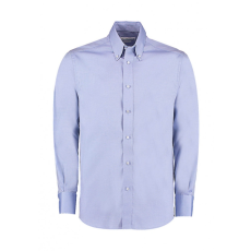 Kustom Kit Férfi hosszú ujjú Ing Kustom Kit Tailored Fit Premium Oxford Shirt S, Világos kék