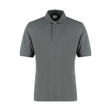 Kustom Kit Férfi rövid ujjú galléros póló Kustom Kit Classic Fit Cotton Klassic Superwash 60° Polo S, Sötét szürke