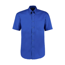 Kustom Kit Férfi rövid ujjú Ing Kustom Kit Classic Fit Premium Oxford Shirt SSL M, Királykék férfi ing