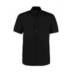 Kustom Kit Férfi rövid ujjú Ing Kustom Kit Classic Fit Workforce Shirt XL, Fekete