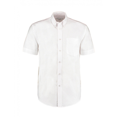 Kustom Kit Férfi rövid ujjú Ing Kustom Kit Classic Fit Workwear Oxford Shirt SSL 2XL, Fehér